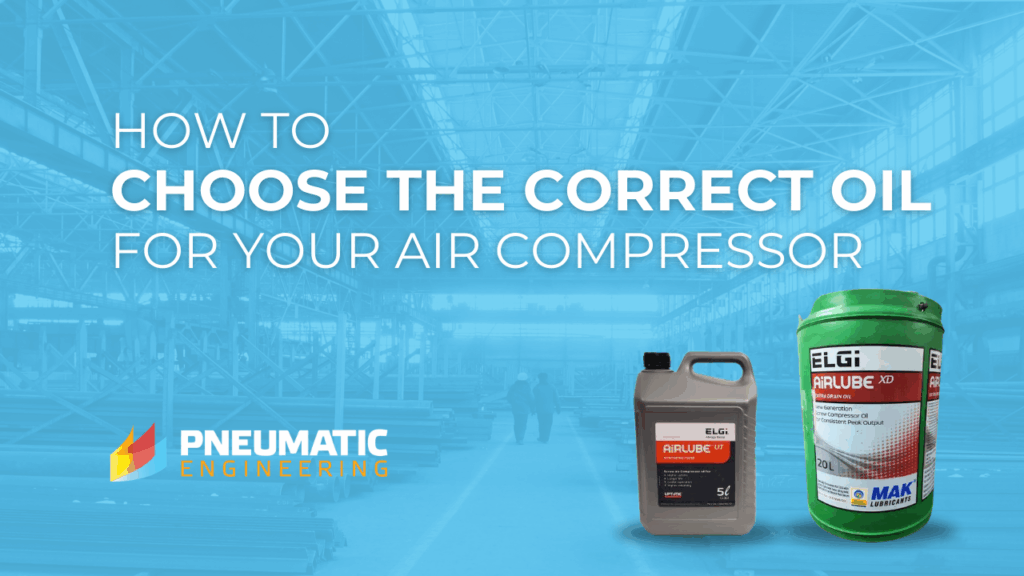 How to Choose the Correct Oil for Your Air Compressor